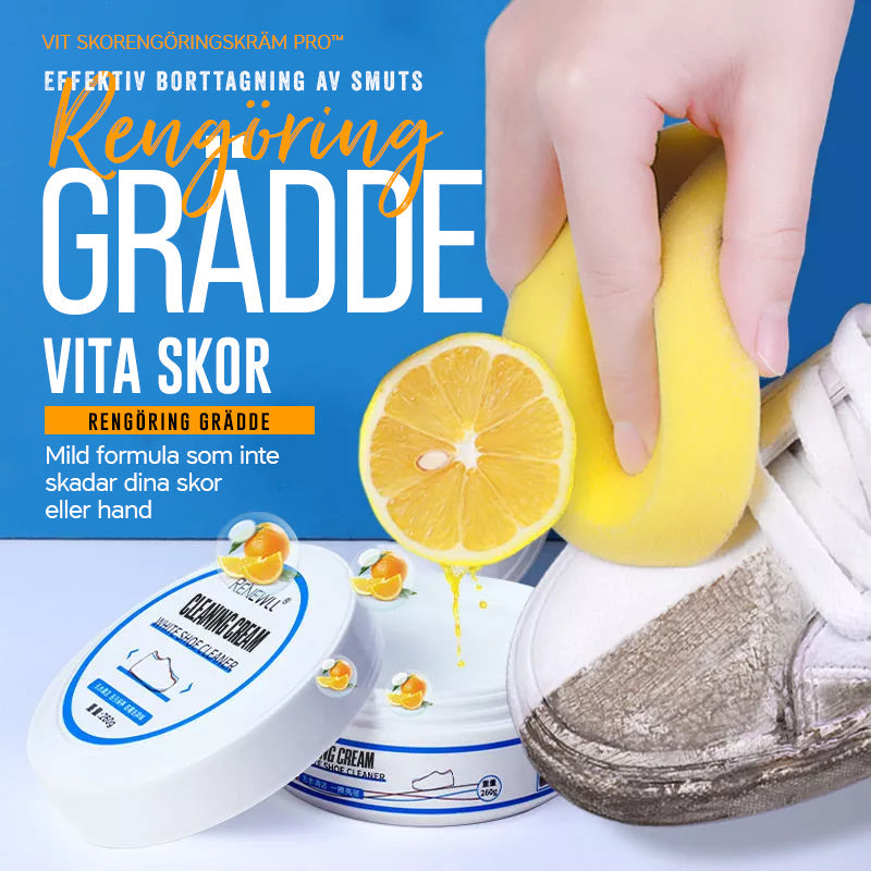 Vit Skorengöringskräm Pro| 1+1 GRATIS