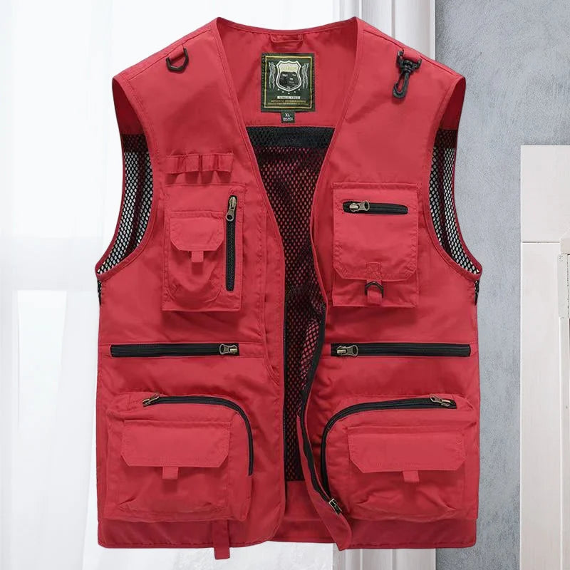 Breathable Cargo Vest för Varma Dagar