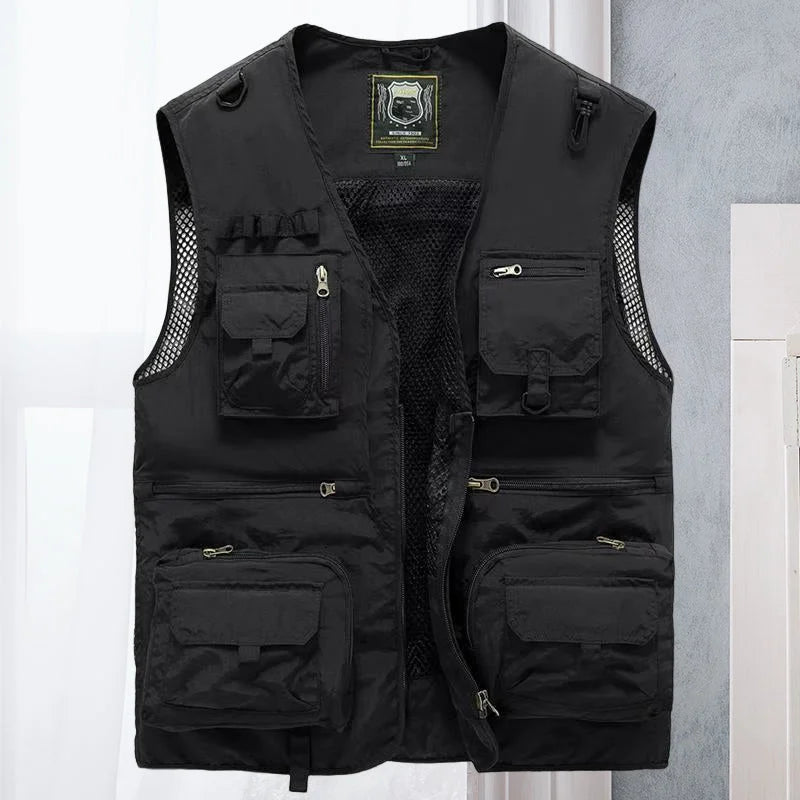 Breathable Cargo Vest för Varma Dagar