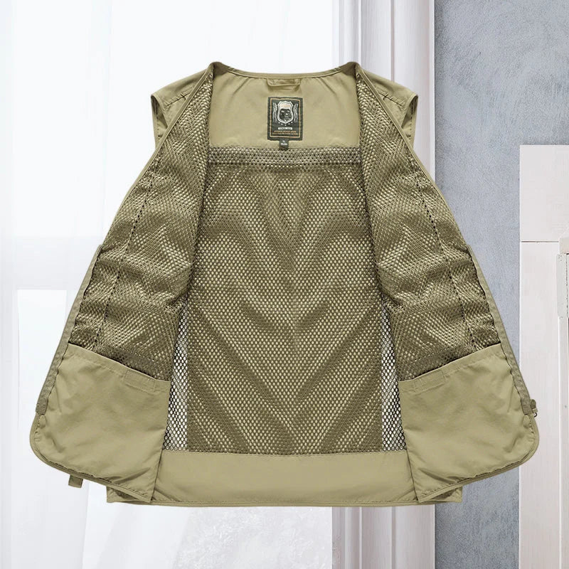 Breathable Cargo Vest för Varma Dagar