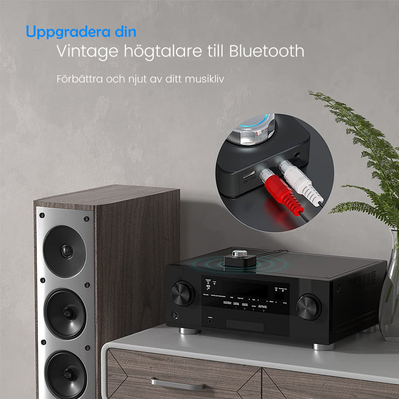 Bluetooth 5.0 Audio RCA-mottagare