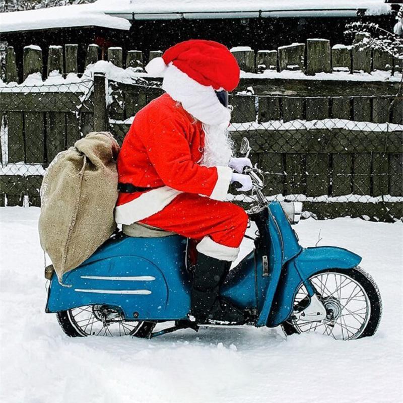 Jultomten Motorcykelhjälmskydd