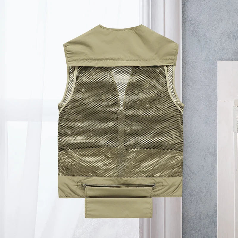 Breathable Cargo Vest för Varma Dagar