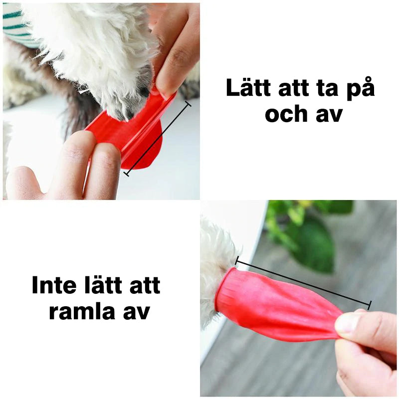 Vattentäta hundskor för tassskydd