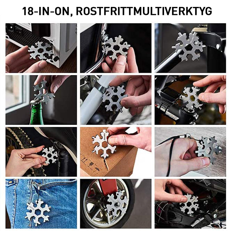 18-i-1 Snöflinga Multiverktyg