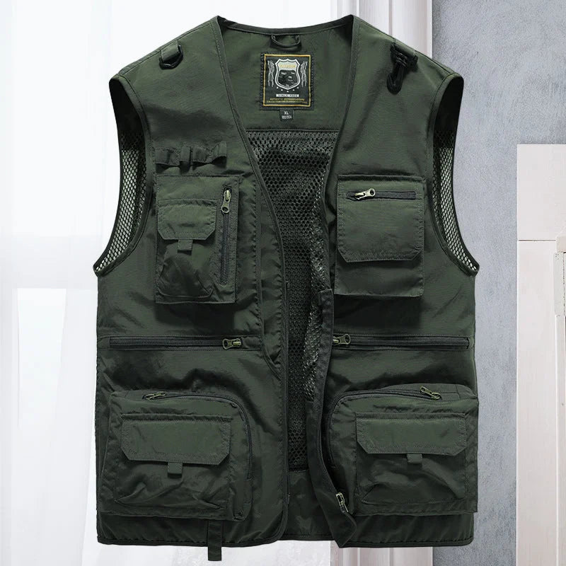 Breathable Cargo Vest för Varma Dagar