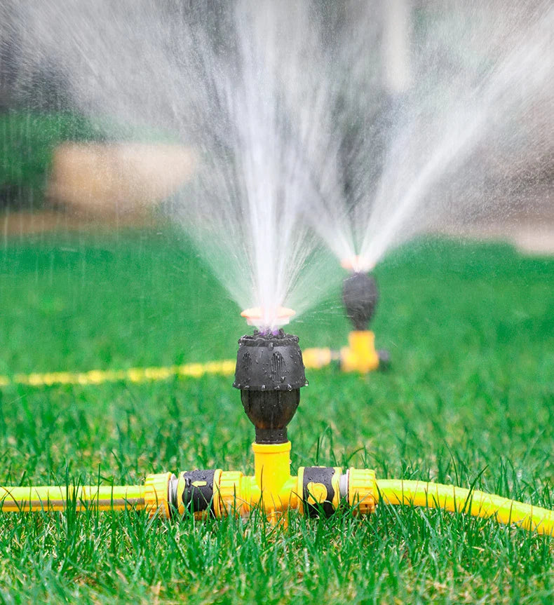 360° Rotation Auto Bevattningssystem Trädgård Gräsmatta Sprinkler Uteplats,Täckningsdiameter 65ft