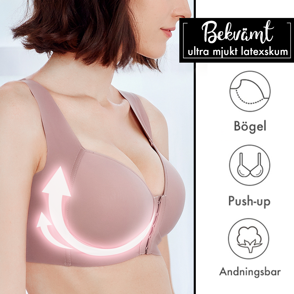 Calevina ™ Magic Lift Front Closure Sömlös push up-bh för kvinnor