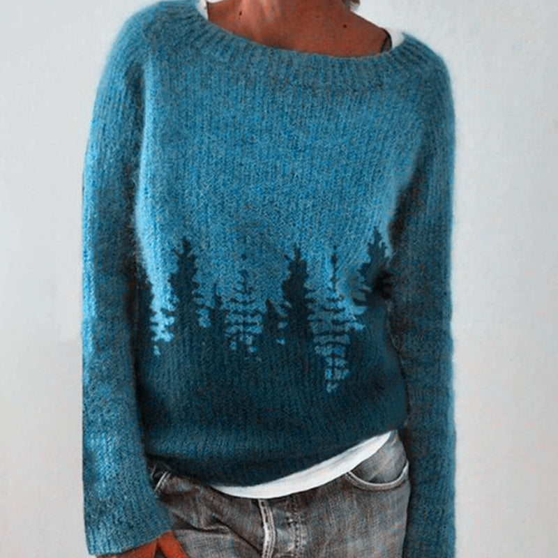 Anne™ - Vinter Vintage stickad tröja